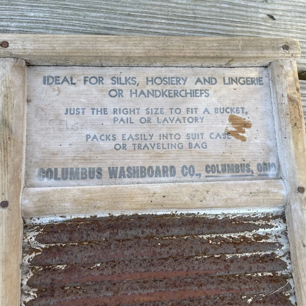 Dubl Handi Wash Board Columbus Ohio Washboard Co. Travel-Lingerie-18
